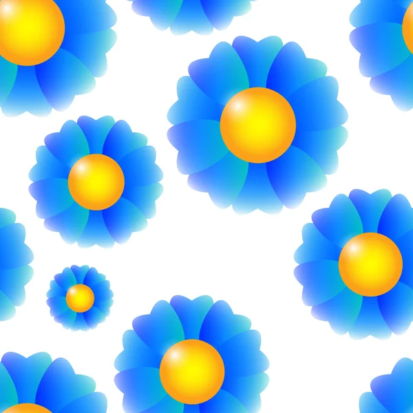 Синий цветок — стоковый вектор