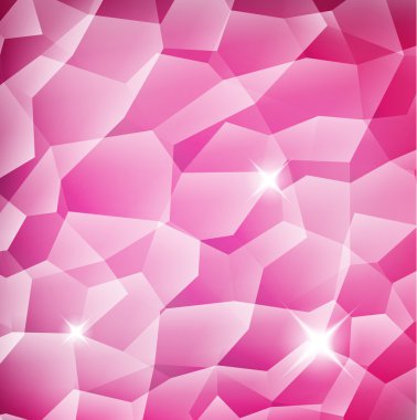 Pink Crystal structure background clipart