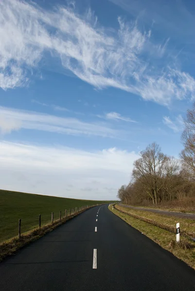 stock image Steet behind dyke