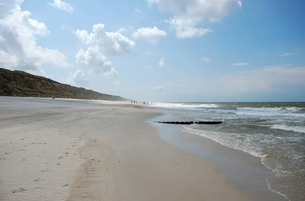 Sylt kumsalda — Stok fotoğraf