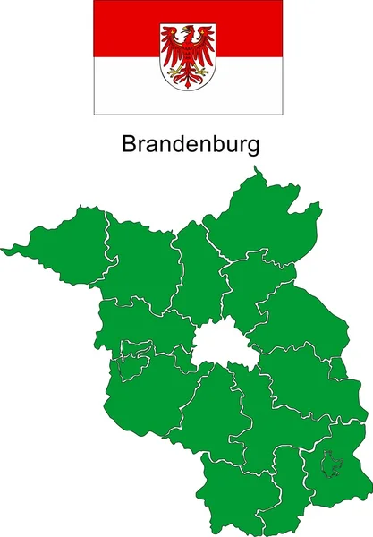 Brandenburg Vektor — Stock Vector