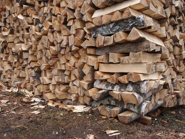 Stack of wood — Stock Photo, Image