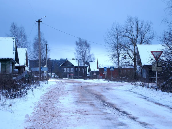 stock image Winter evening