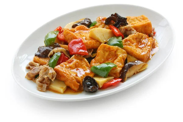 Cagliata di fagioli di stile domestico (tofu ) — Foto Stock