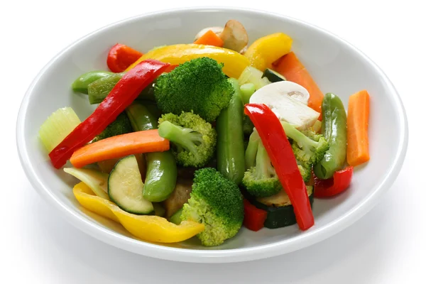 Remover las verduras fritas — Foto de Stock