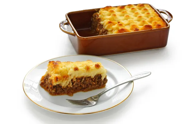 stock image Cottage pie, shepherd's pie, english cuisine