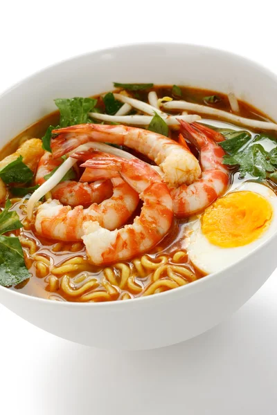 Prawn mee, prawn noodles — Stock Photo, Image