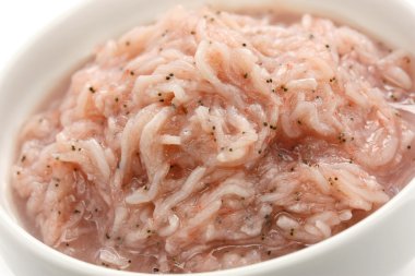 Ami no shiokara(salted fermented shrimps), japanese food clipart