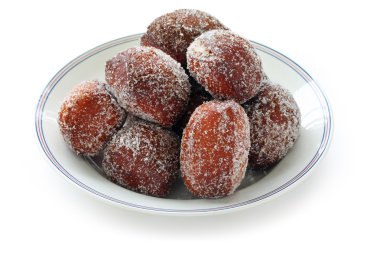 Malasada, hawaiian donuts clipart