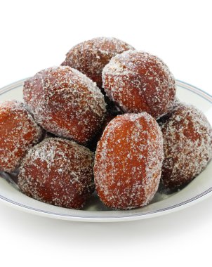 Malasada, hawaiian donuts clipart