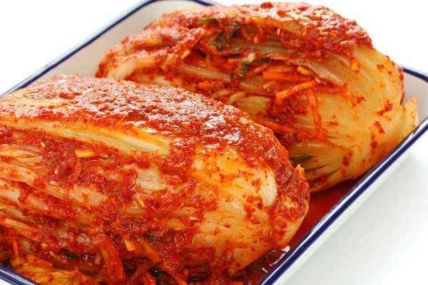 Kimchi caseiro, comida coreana — Fotografia de Stock