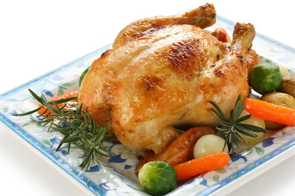 Roasted chicken — Stock Photo, Image