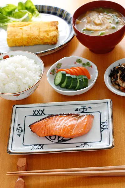 stock image Typical japanese breakfast image
