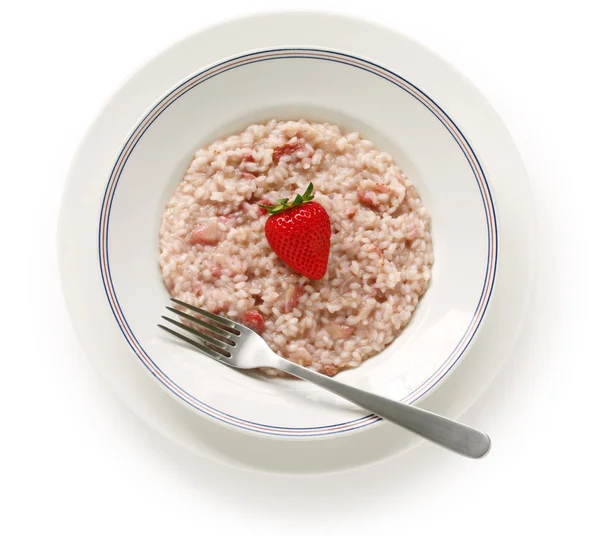 Strawberry risotto — Stock Photo, Image
