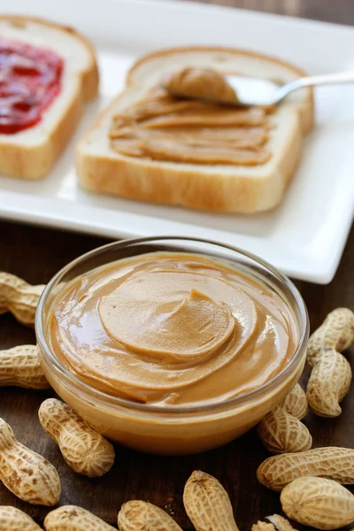 Imagem de manteiga de amendoim — Fotografia de Stock