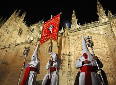 semana santa Salamanca, İspanya