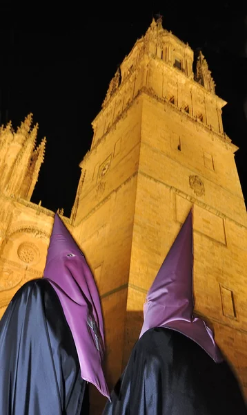 Semana santa Salamanca, İspanya — Stok fotoğraf