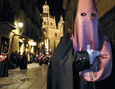 semana santa Salamanca, İspanya