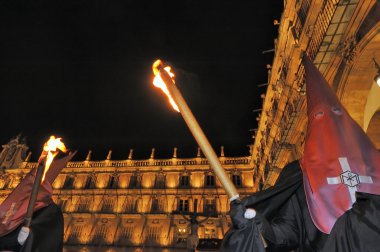 semana santa Salamanca, İspanya