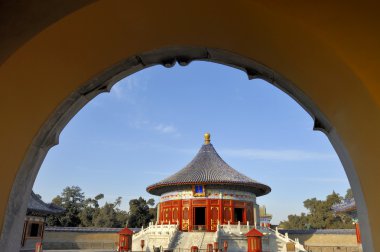 The Imperial Vault of Heaven in the Temple of Heaven in Beijing, clipart