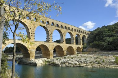 Roma su kemeri pont du gard, Fransa