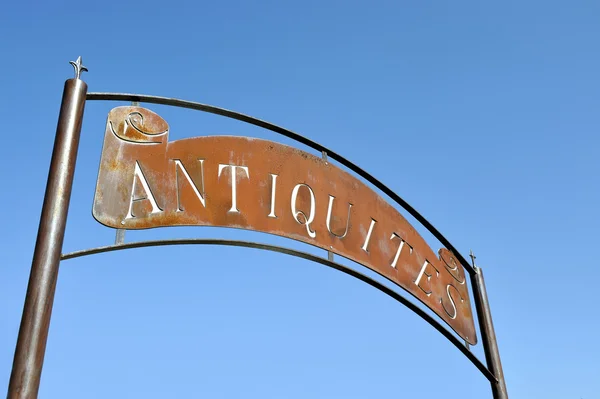 Antiques Sign — Stock Photo, Image