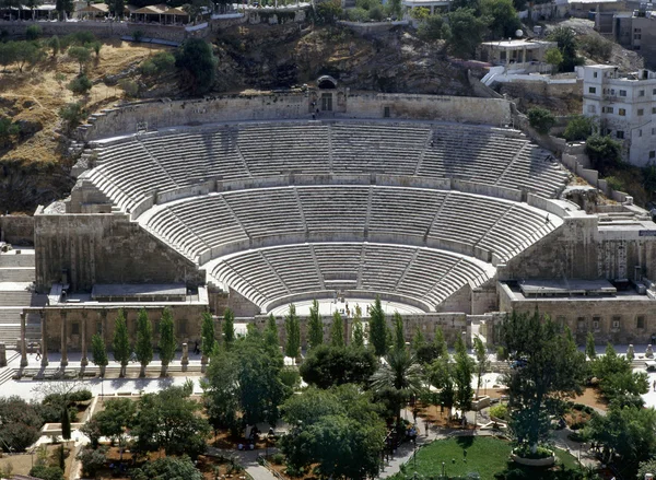 Amphithéâtre romain à Amman — Photo