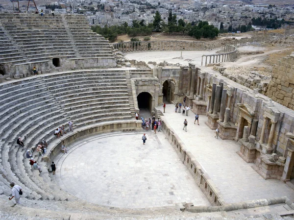 Ruïnes van Jerash, Jordanië, jordan — Stockfoto