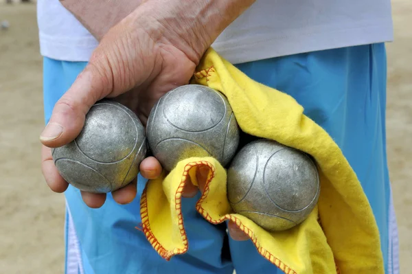 Jugando jeu de boules —  Fotos de Stock