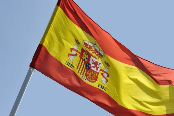 Spanish national flag — Stock Photo, Image
