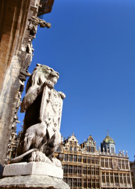 Grand Place in Brussels clipart