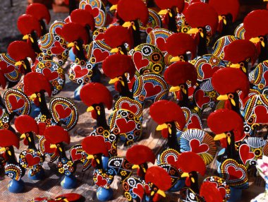 Barcelos Roosters. Portugal clipart