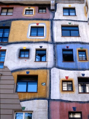 Hundertwasser haus, Viyana, Avusturya