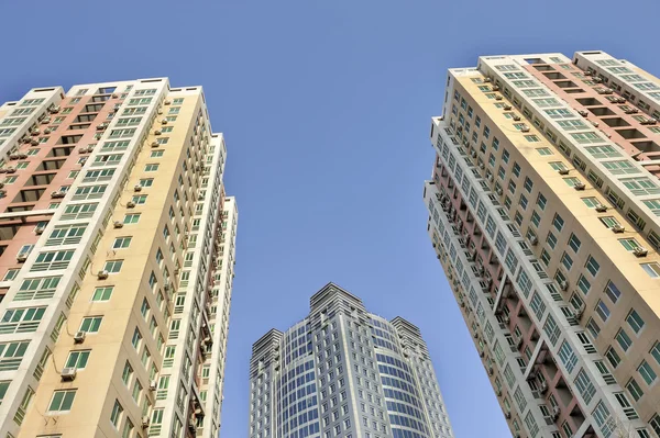 Wolkenkrabbers in beijing, china — Stockfoto