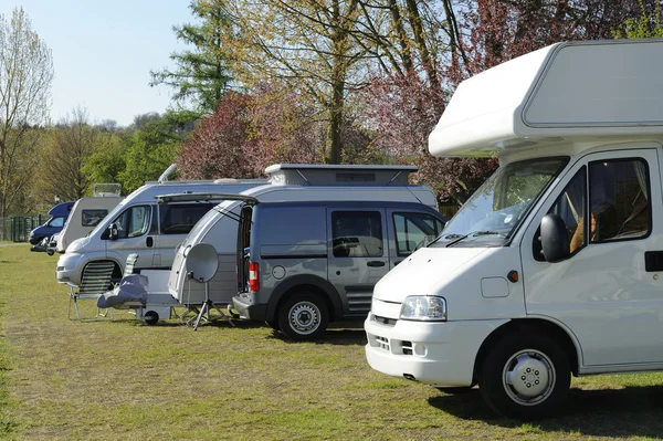 Mobil hem och husvagnar — Stockfoto