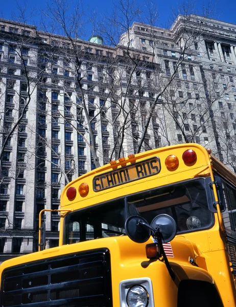 Americký školní autobus — Stock fotografie