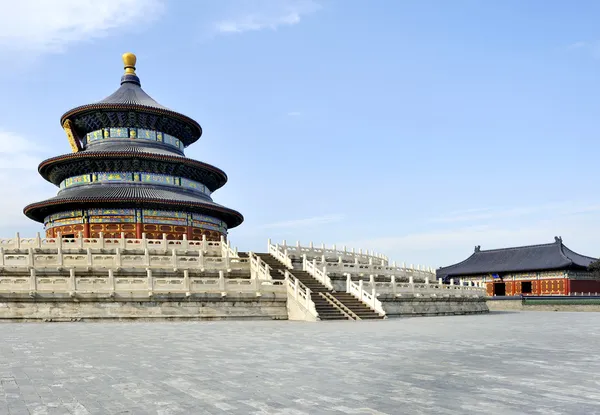 The Imperial Vault of Heaven in the Temple of Heaven in Beijing, Stock Photo