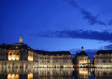 Place de la bourse in Bordeaux in France clipart