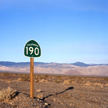 Death Valley Highway clipart