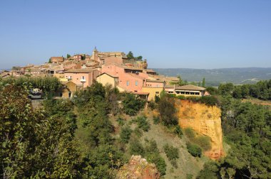 roussillon Provencal Köyü