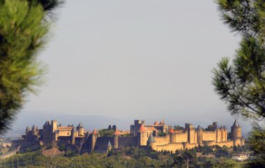 carcassone orta yaşlı şehir .