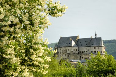 The old castle of Vianden clipart