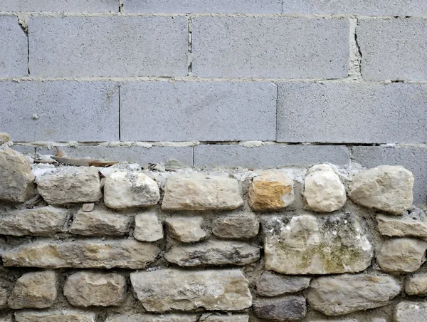 Строительство стены — стоковое фото