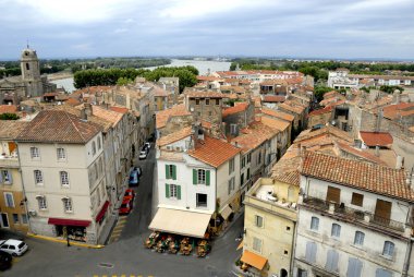 The city of Arles in France clipart