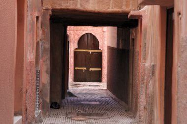 An alley in the medina , Marrakech clipart