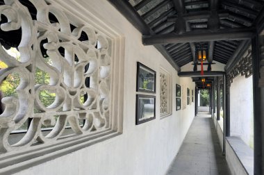 Corridor at the Garden of the Garden of the Humble Administrator clipart