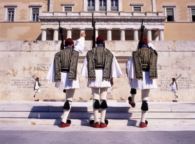 Muhafızlar Yunan Parlamentosu-Atina