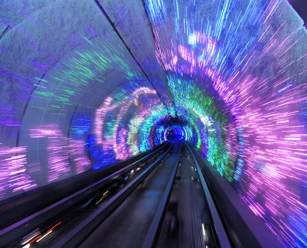 Stock image Bund Tourist Tunnel Shanghai, China