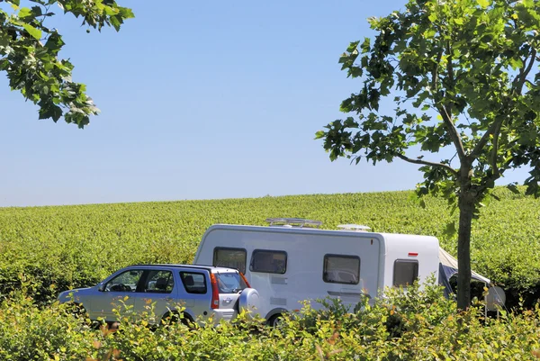 Camping en Francia — Foto de Stock
