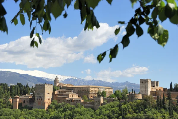Alhambra w Granadzie, Hiszpania — Zdjęcie stockowe